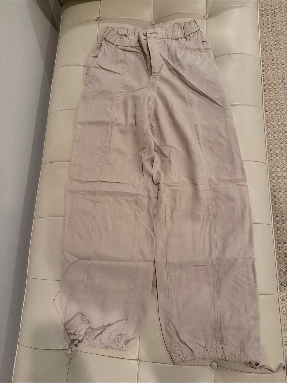 Vuori Light Beige womens Drawstring Pants